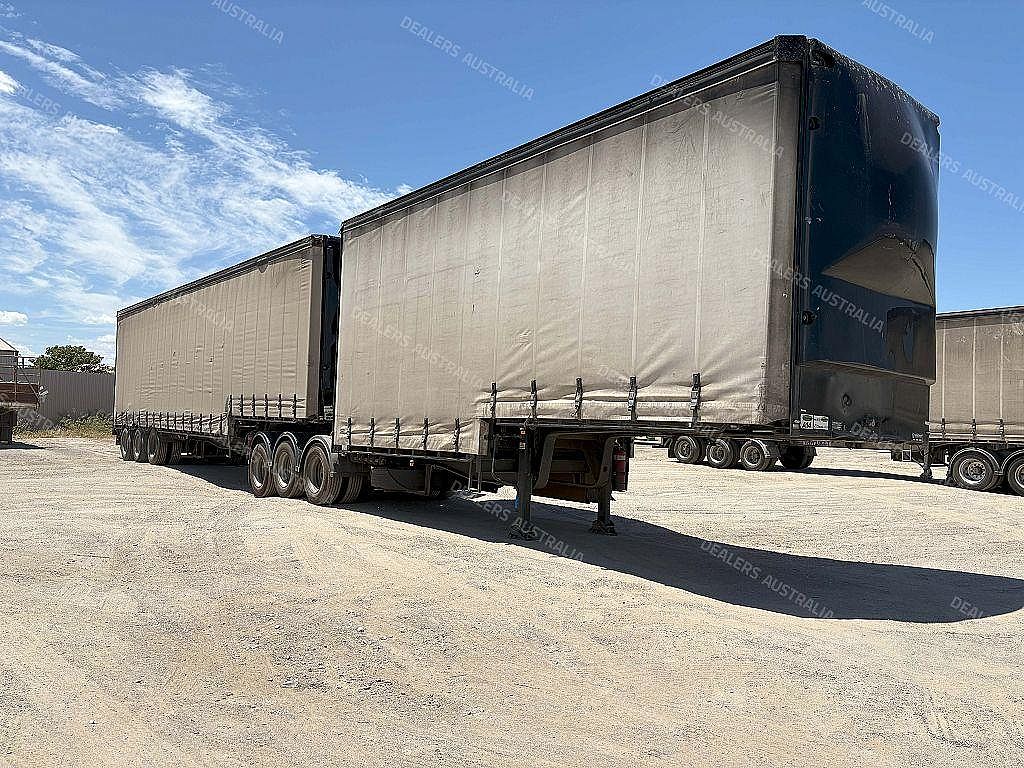 2004 Vawdrey Drop Deck Tautliner B Double Combo